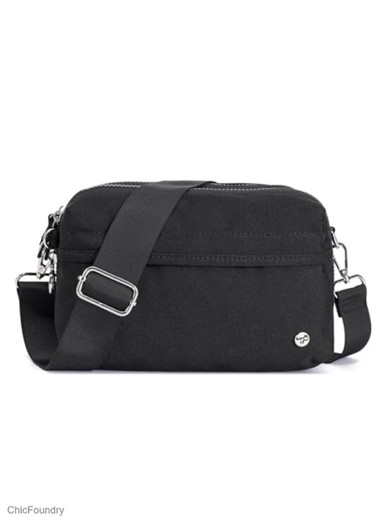 Handbags - Small Nylon Crossbody Bag with RFID Anti Theft, Multi Pockets for Travel
